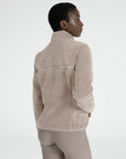 Ciara Teddy Jacket - Sand