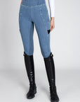 Tech Riding Leggings - Denim (Blue)