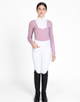 Young Riders - Long Sleeve Sienna Show Shirt - Mauve