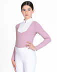 Young Riders - Long Sleeve Sienna Show Shirt - Mauve