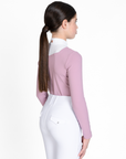 Young Riders - Long Sleeve Sienna Show Shirt - Mauve