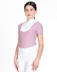 Young Riders Short Sleeve Sienna Show Shirt - Mauve