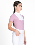Young Riders Short Sleeve Sienna Show Shirt - Mauve