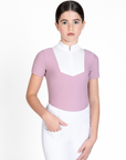 Young Riders Short Sleeve Sienna Show Shirt - Mauve