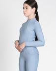 Young Riders - Long Sleeve Base Layer - Aqua