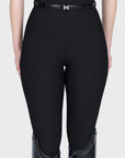 Velya Riding Leggings & Belt - Black/Silver