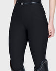 Velya Riding Leggings & Belt - Black/Silver