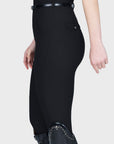 Velya Riding Leggings & Belt - Black/Silver
