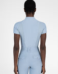 Short Sleeve Frame Base Layer - Aqua