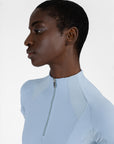 Short Sleeve Frame Base Layer - Aqua