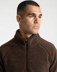 Clan Teddy Halfzip - Chocolate