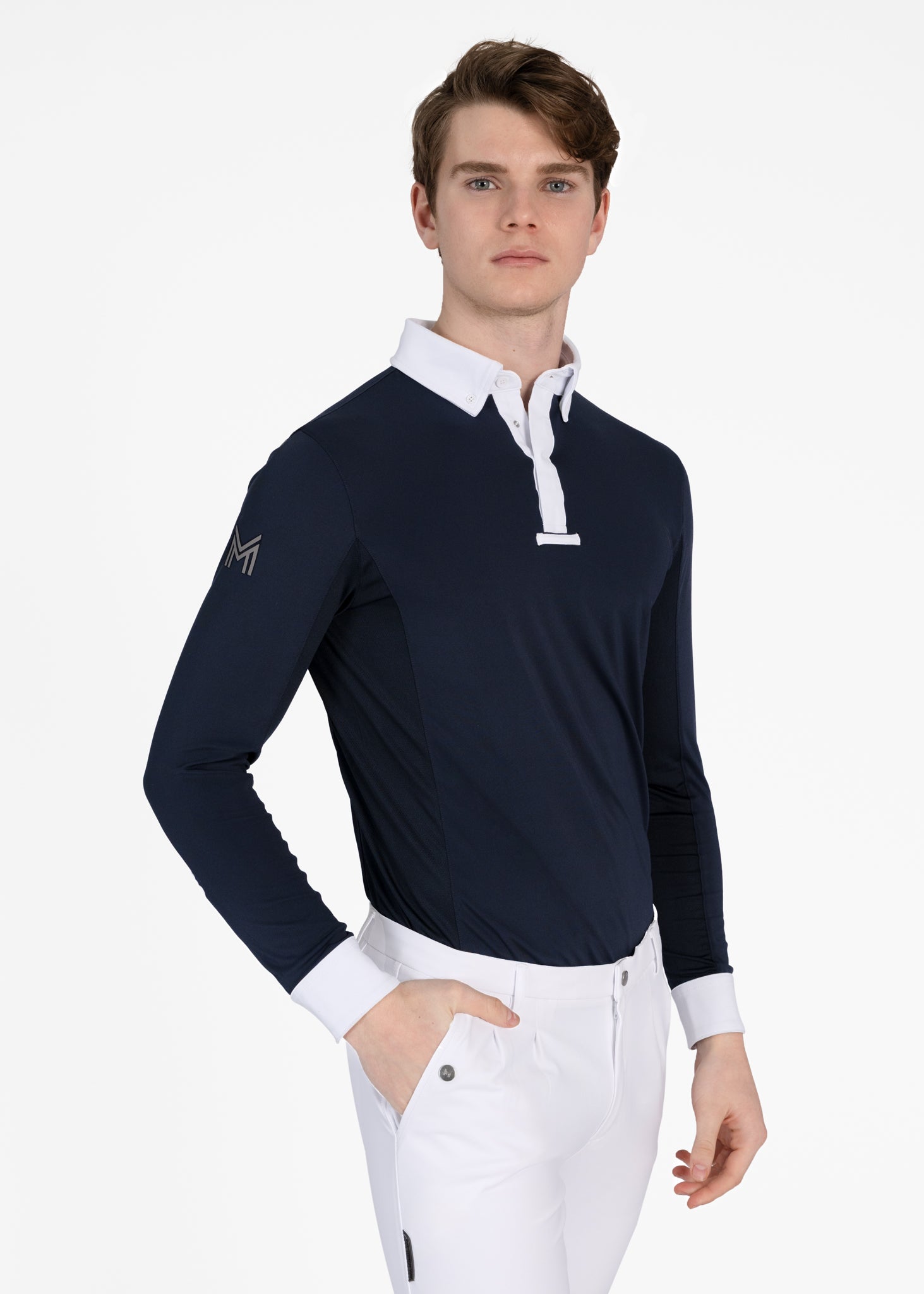 Long Sleeve Focus Competition Shirt - Navy