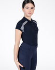 Young Riders Aveen Polo Shirt - Navy/Grey