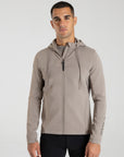 Club Zip Hoodie - Taupe