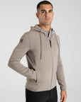 Club Zip Hoodie - Taupe
