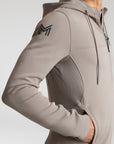 Club Zip Hoodie - Taupe