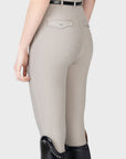 Velya Riding Leggings & Belt - Soft Taupe/Gunmetal