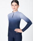 Young Riders - Long Sleeve Base Layer - Ombré (Navy)