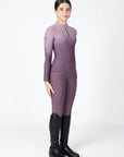 Young Riders - Long Sleeve Base Layer - Ombré (Plum)