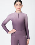 Young Riders - Long Sleeve Base Layer - Ombré (Plum)