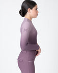 Young Riders - Long Sleeve Base Layer - Ombré (Plum)