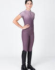 Young Riders - Short Sleeve Base Layer - Ombré (Plum)