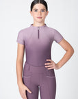 Young Riders - Short Sleeve Base Layer - Ombré (Plum)