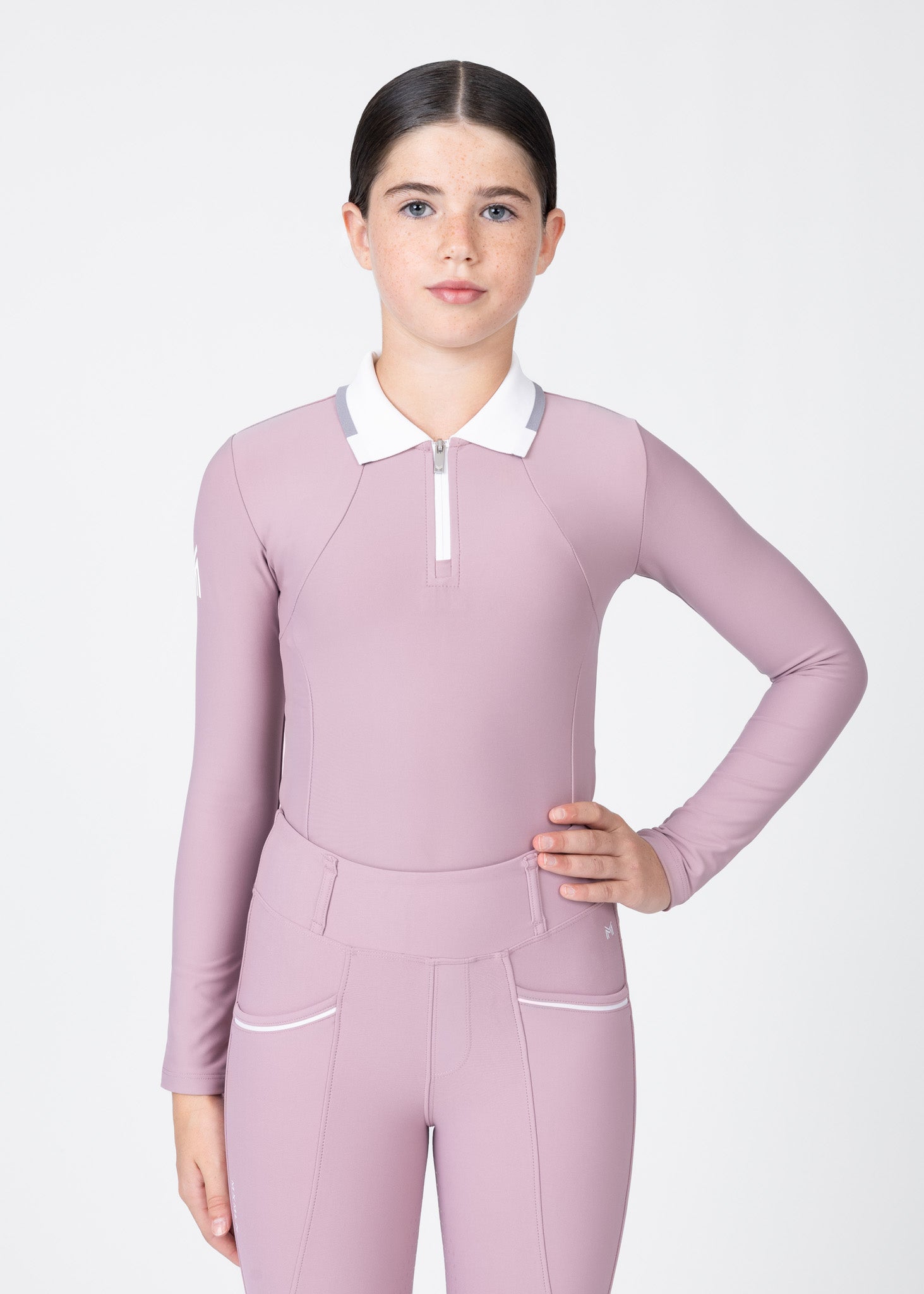 Young Riders - Concept Polo Long Sleeve (Mauve)