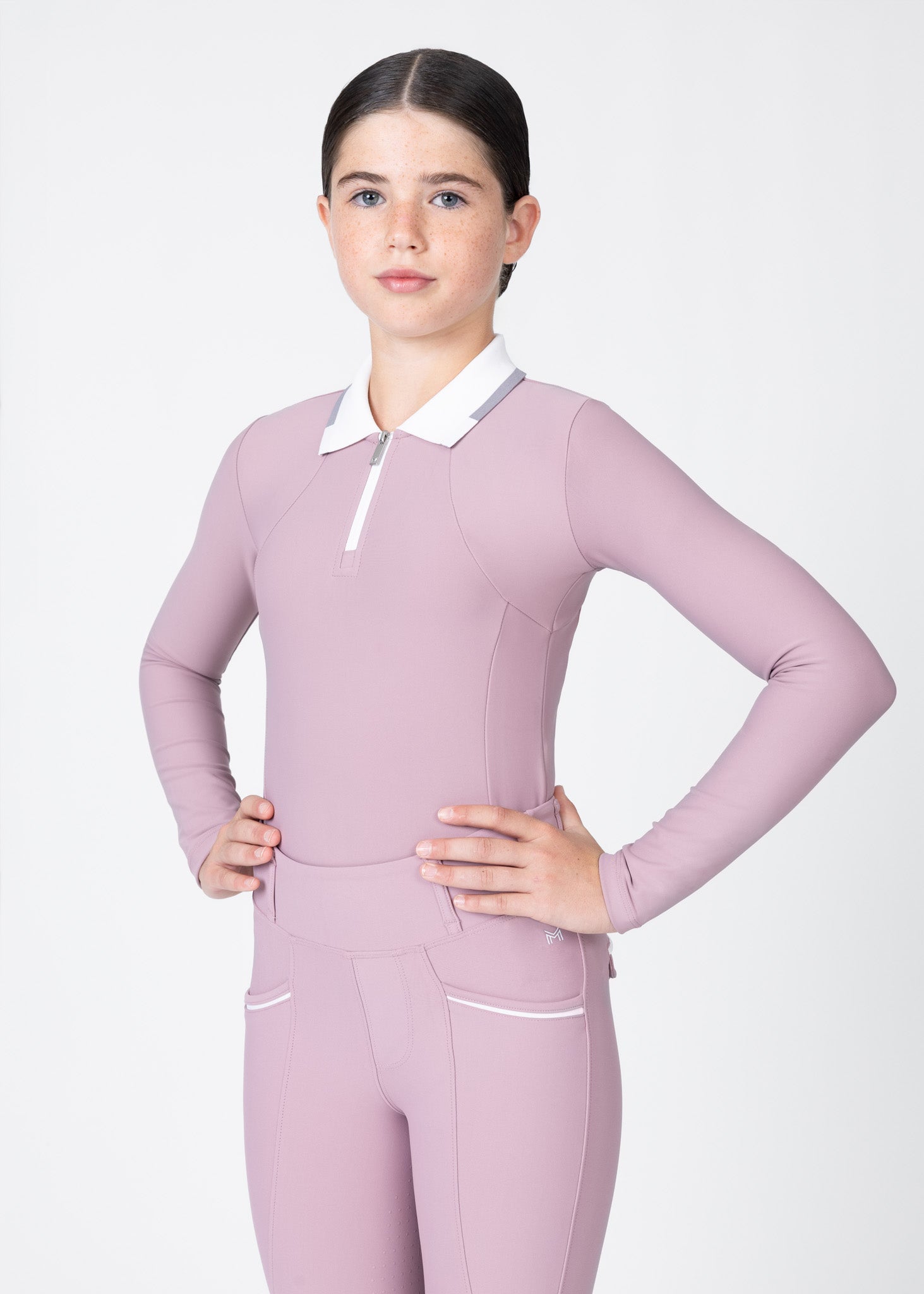 Young Riders - Concept Polo Long Sleeve (Mauve)
