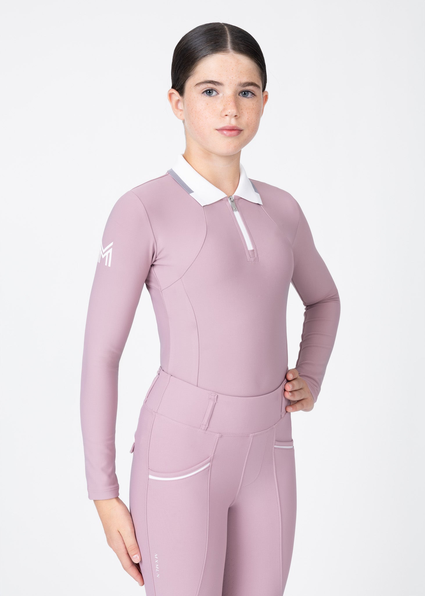 Young Riders - Concept Polo Long Sleeve (Mauve)