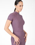 Short Sleeve Frame Base Layer - Plum