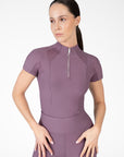 Short Sleeve Frame Base Layer - Plum