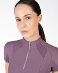 Short Sleeve Frame Base Layer - Plum