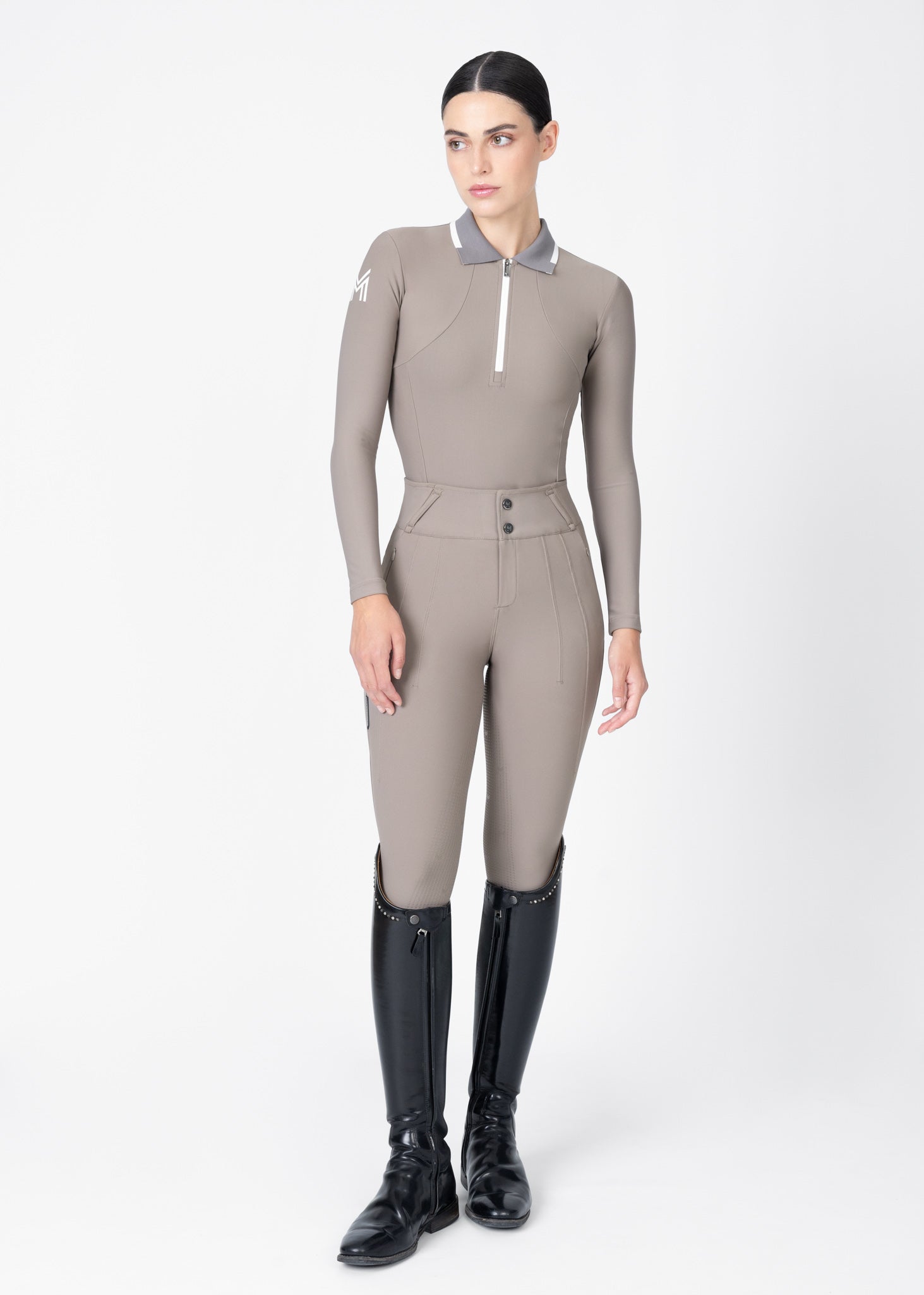 Concept Polo Long Sleeve - Taupe