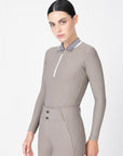 Concept Polo Long Sleeve - Taupe