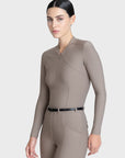 Velya Long Sleeve Base Layer - Taupe