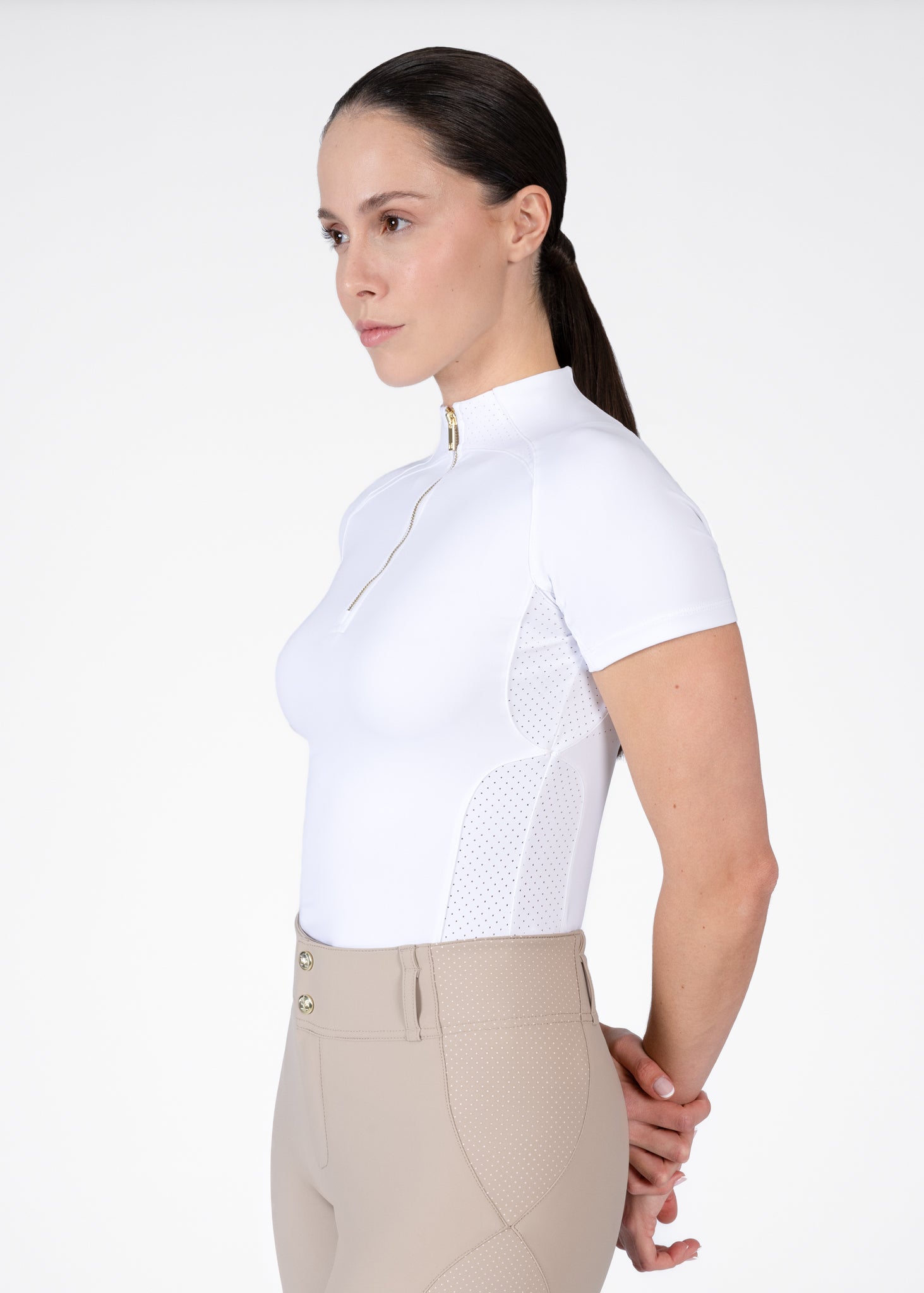 Short Sleeve Aero Base Layer - White