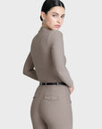 Velya Long Sleeve Base Layer - Taupe