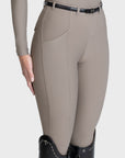 Velya Riding Leggings & Belt - Taupe