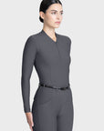Velya Long Sleeve Base Layer - Graphite