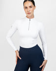 Long Sleeve Frame Base Layer - White