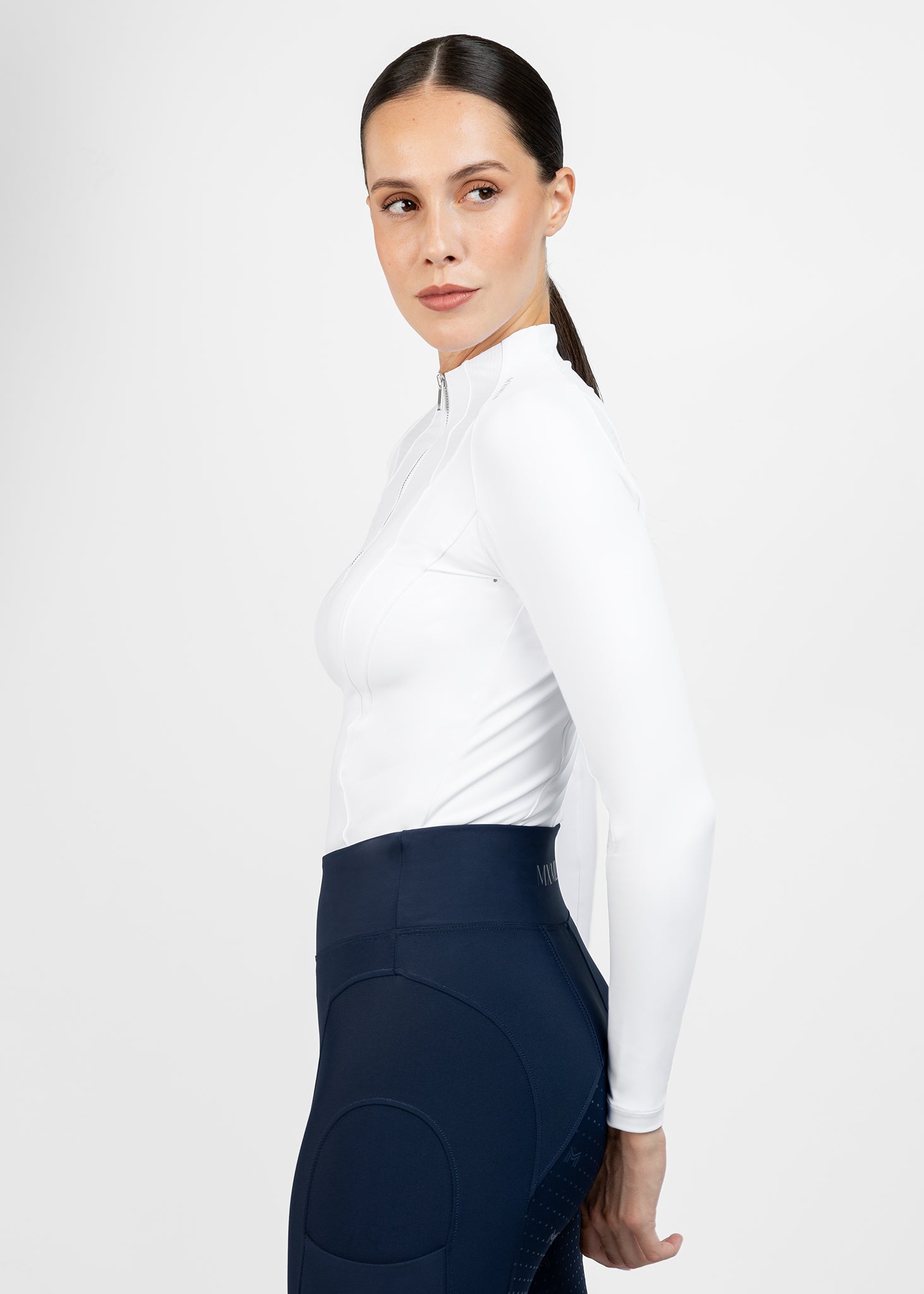 Long Sleeve Frame Base Layer - White