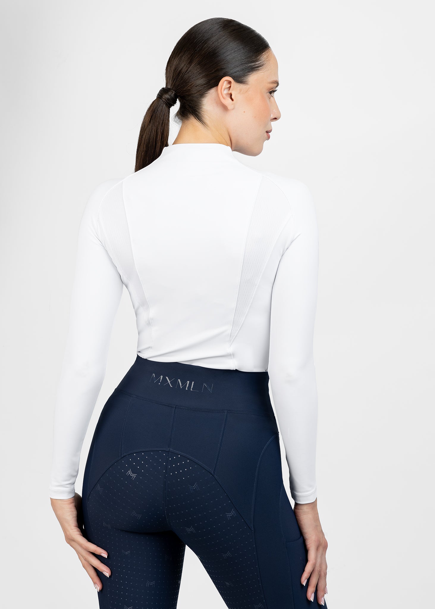 Long Sleeve Frame Base Layer - White