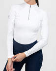 Long Sleeve Frame Base Layer - White