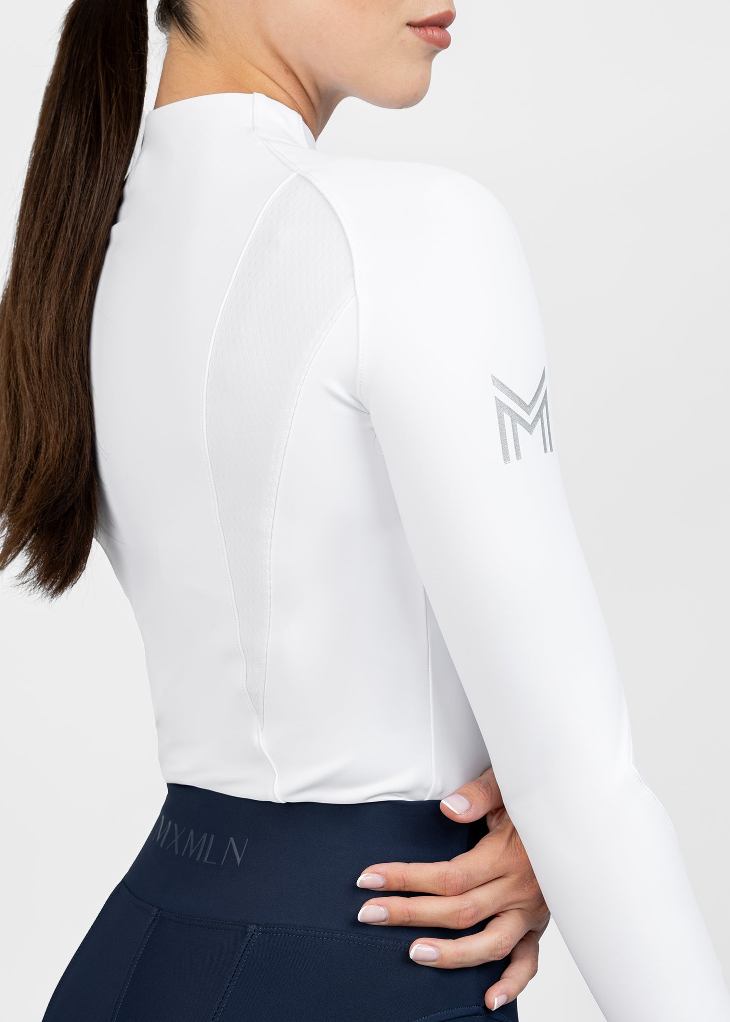 Long Sleeve Frame Base Layer - White