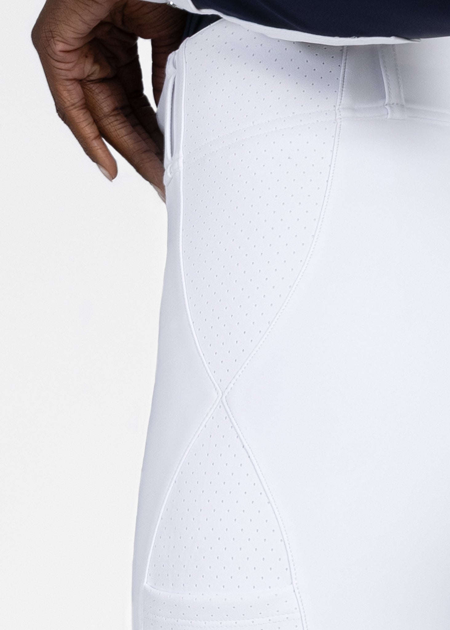 Aero Breeches (White/Silver)