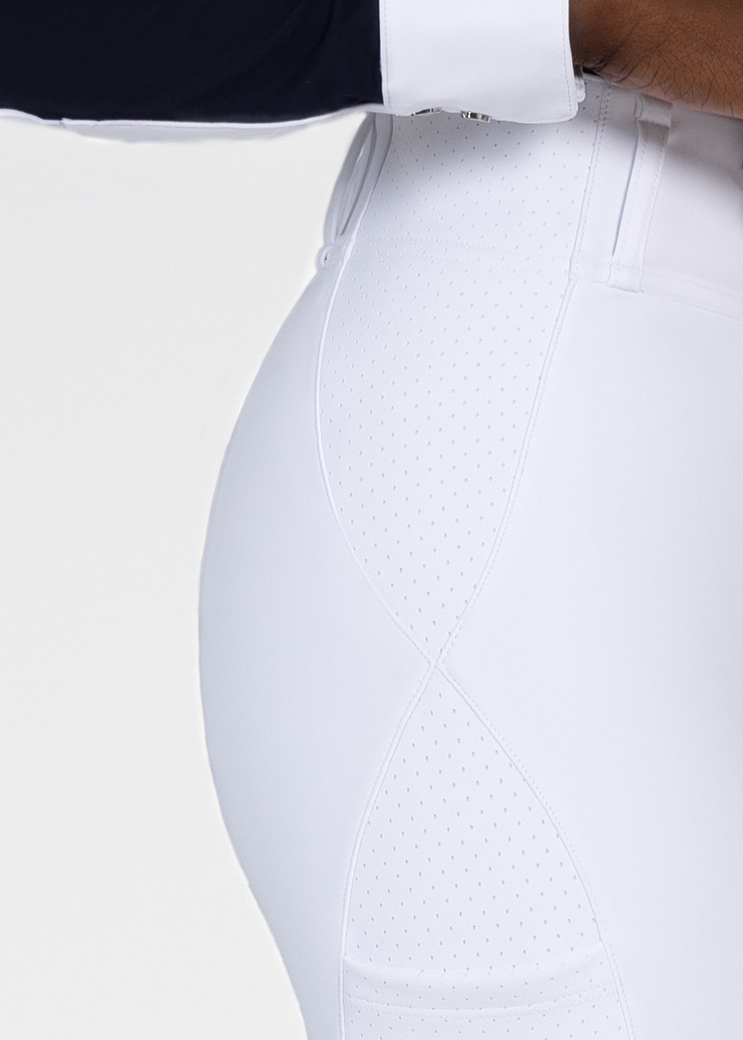 Aero Breeches (White/Silver)