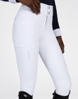 Aero Breeches (White/Silver)