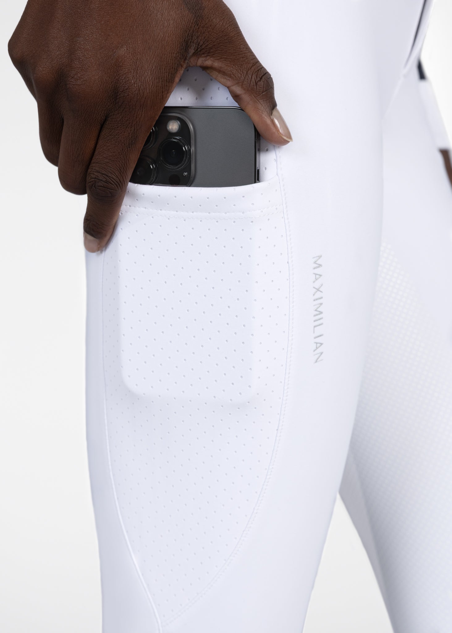 Aero Breeches (White/Silver)
