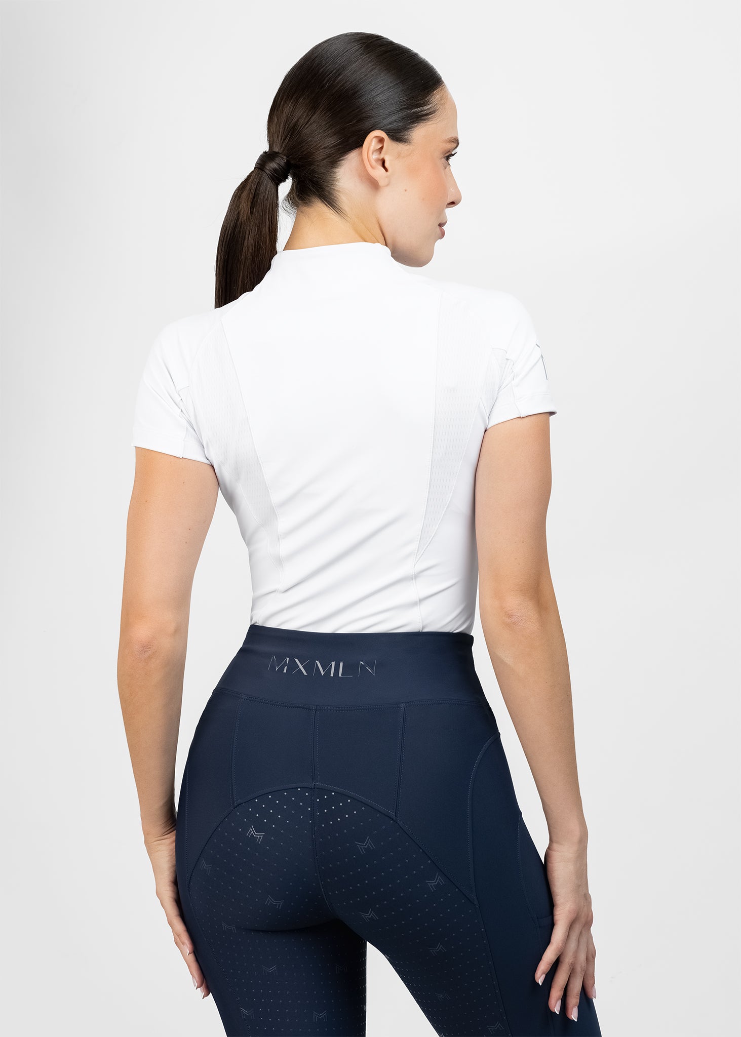 Short Sleeve Frame Base Layer - White